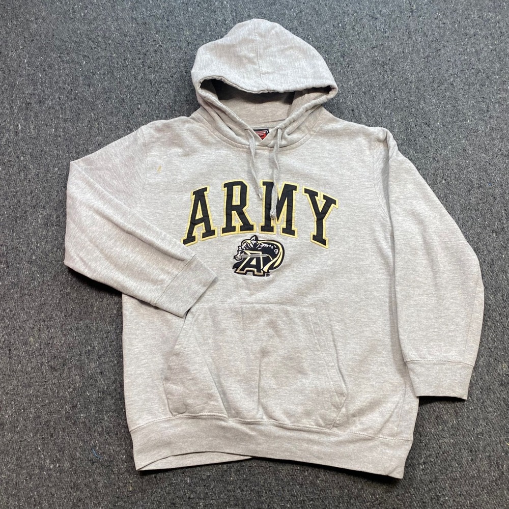 Genuine Stuff Army West Point Hoodie Sz M Mens Gorpcore Black Knights Pullover